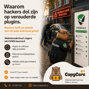 Wij zorgen dat uw website up-to-date is en blijft